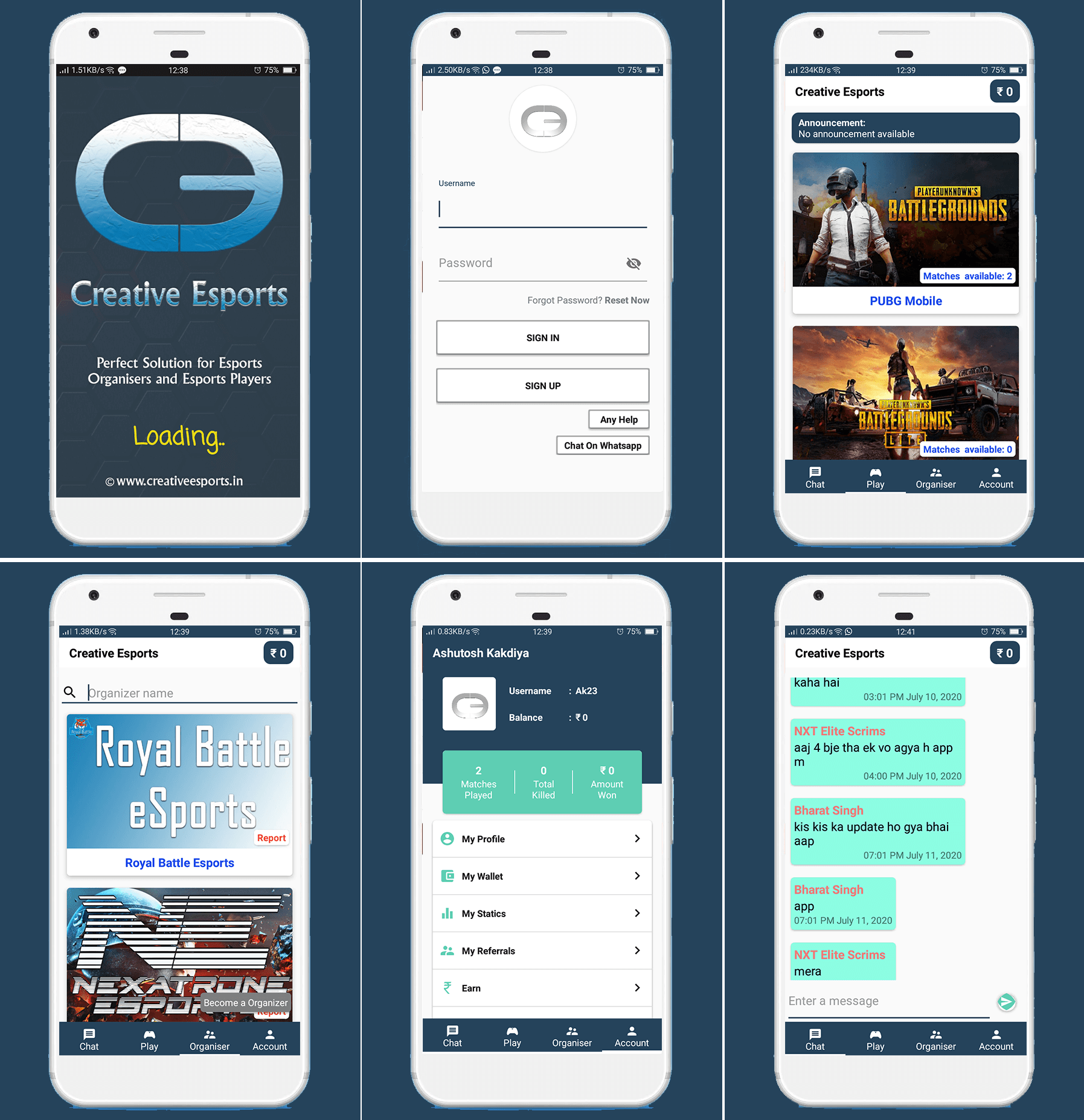 creative esport App