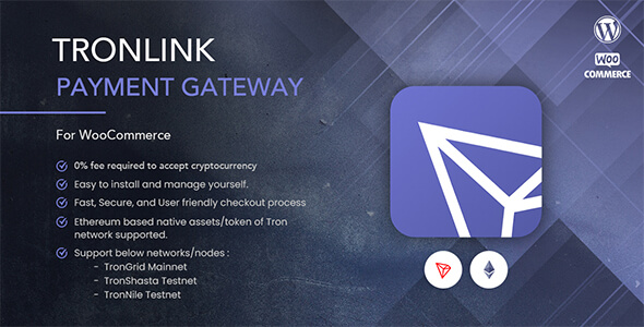 WooCommerce TronLink Payment Gateway